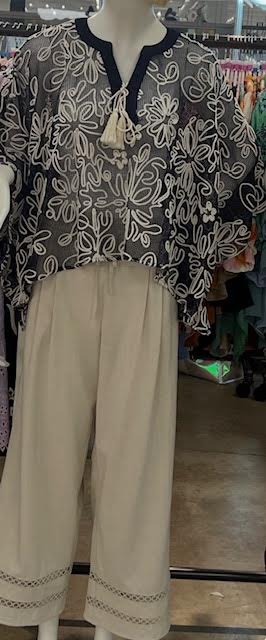 Plus size Oatmeal Pants