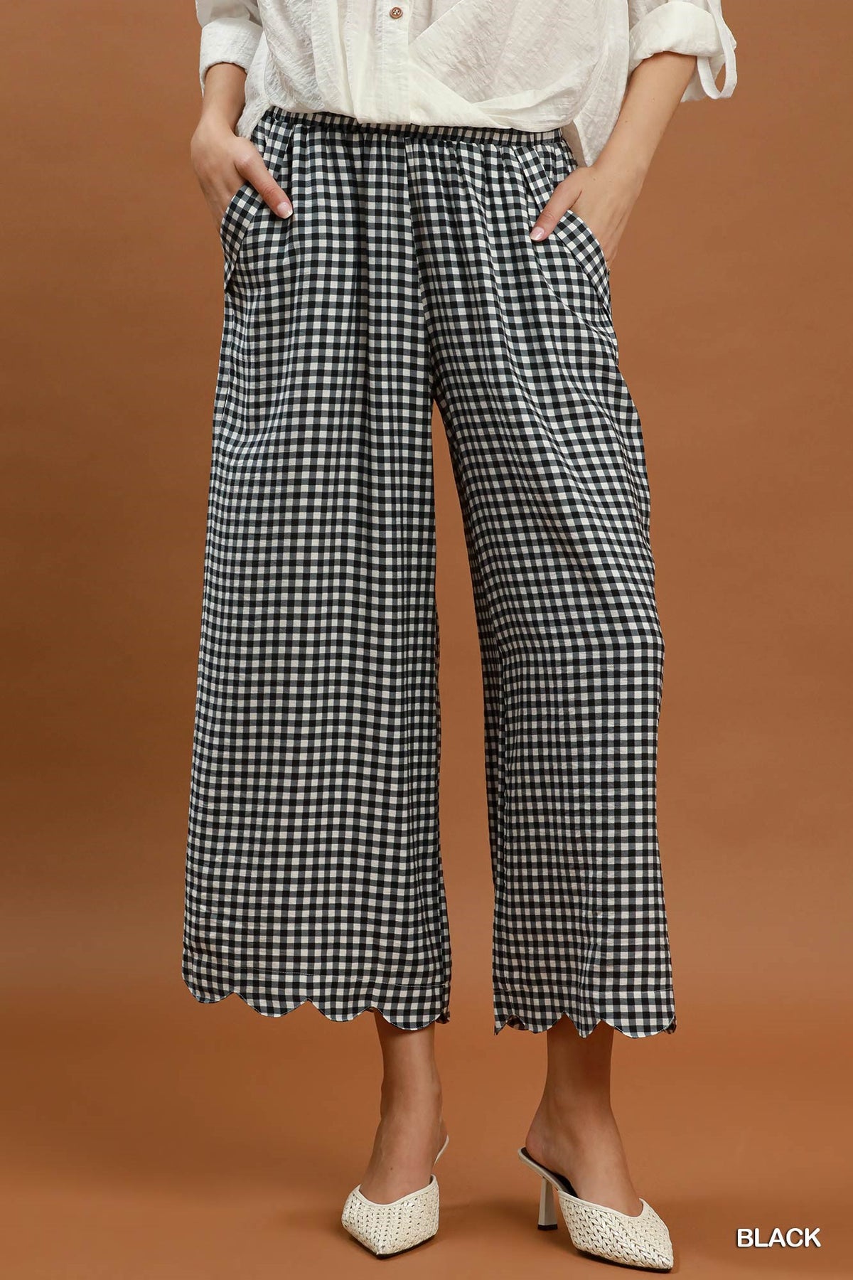 Black & White Checkered Pant