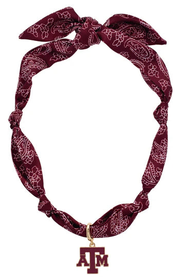 Texas A &M Scarf Necklace