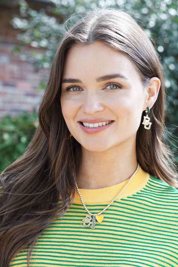 Baylor Ball Bead Charm Necklace