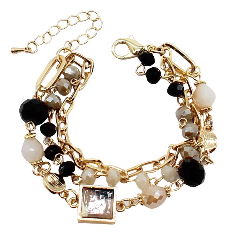 3-strand champagne color bracelet