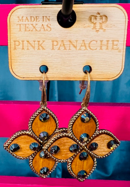 4 leaf petal earrings