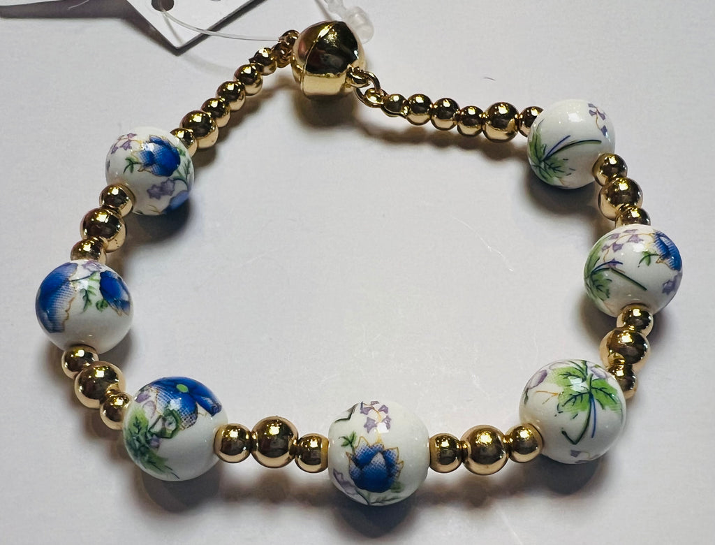 Ceramic ball bracelet