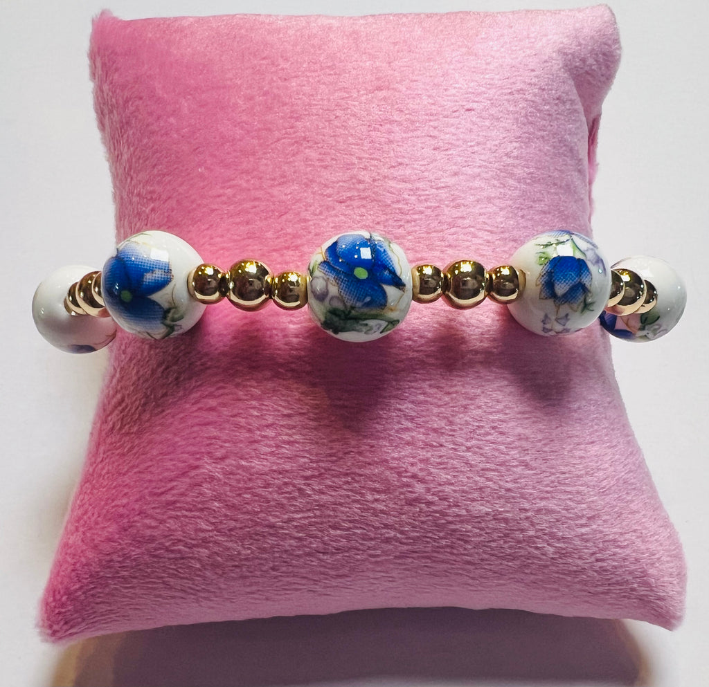 Ceramic ball bracelet
