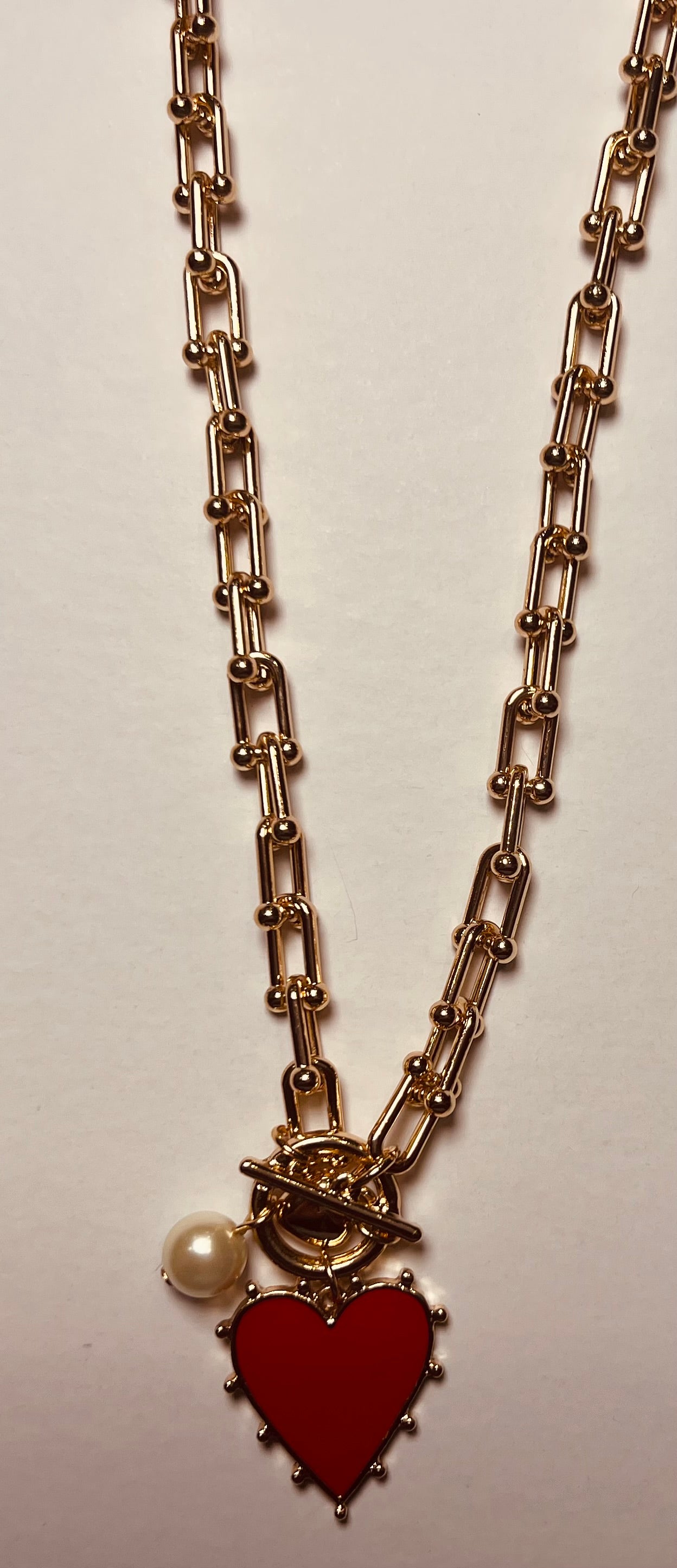 Tiffany heart link chain/necklace
