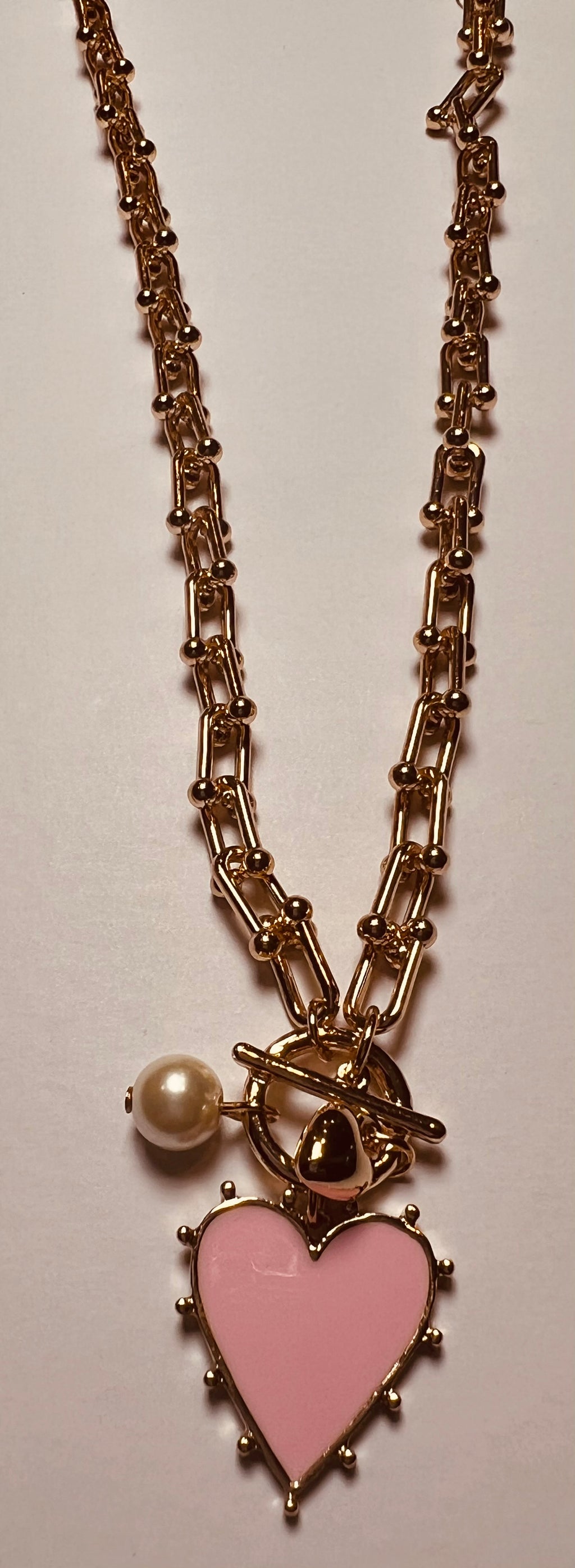 Tiffany heart link chain/necklace
