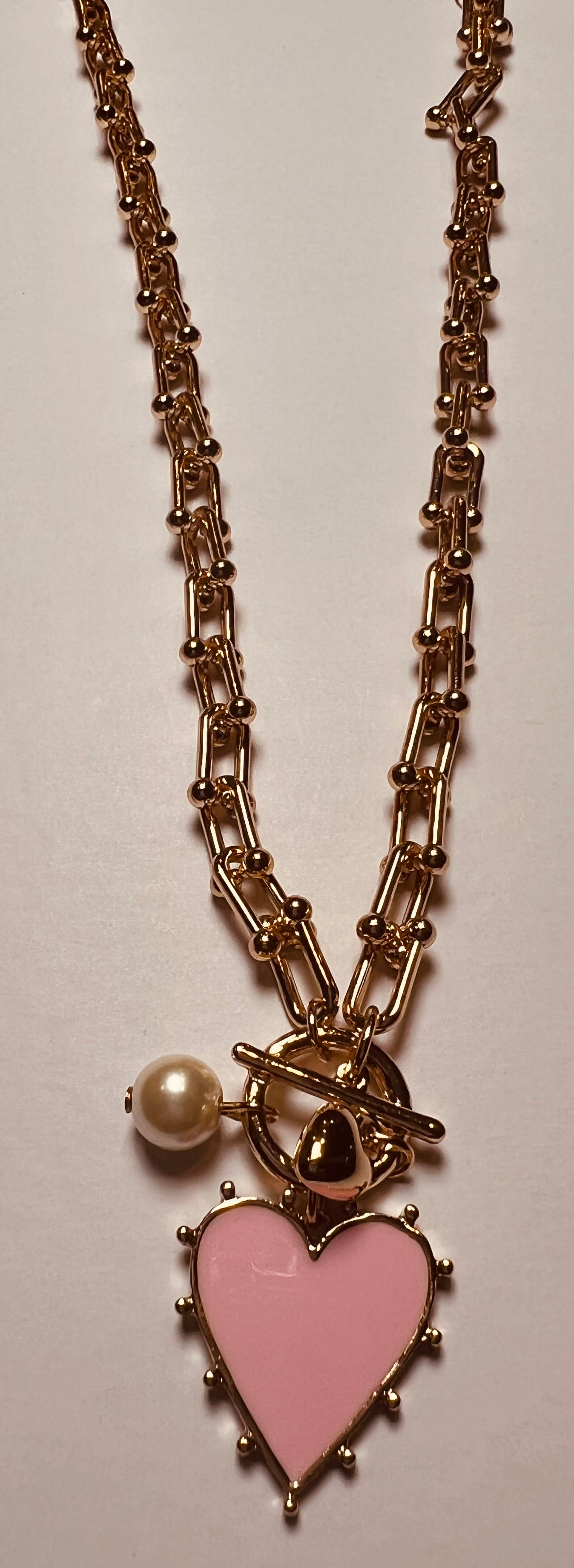 Tiffany heart link chain/necklace