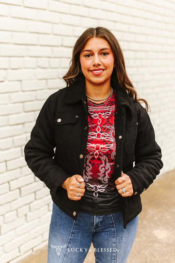 Black Canvas Jacket