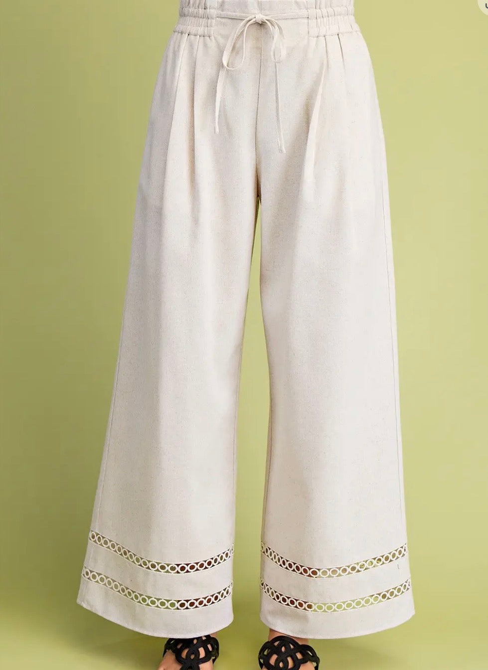 Plus size Oatmeal Pants