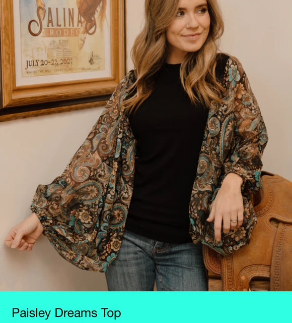 Paisley Dreams Blouse