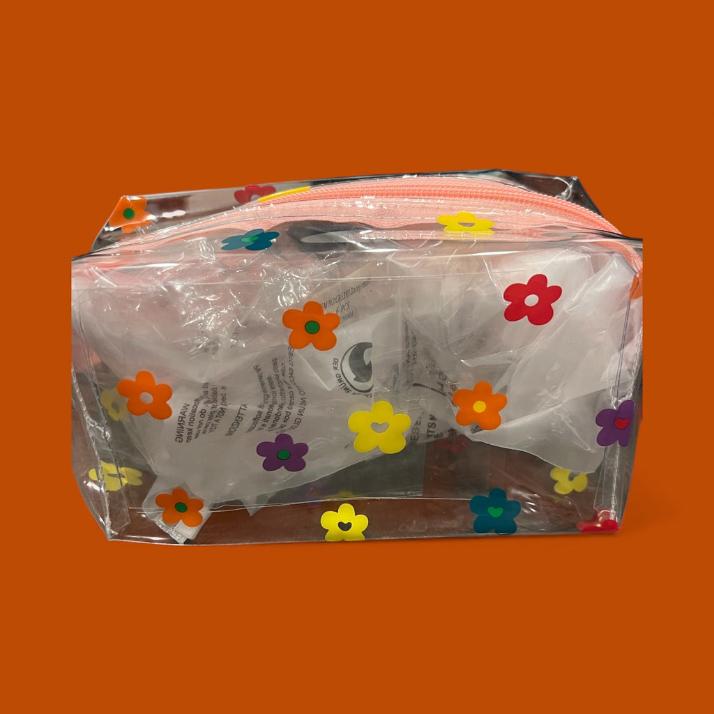 Clear cosmetic bags