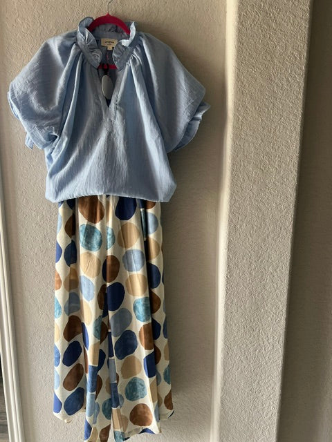 Dot Print Pants