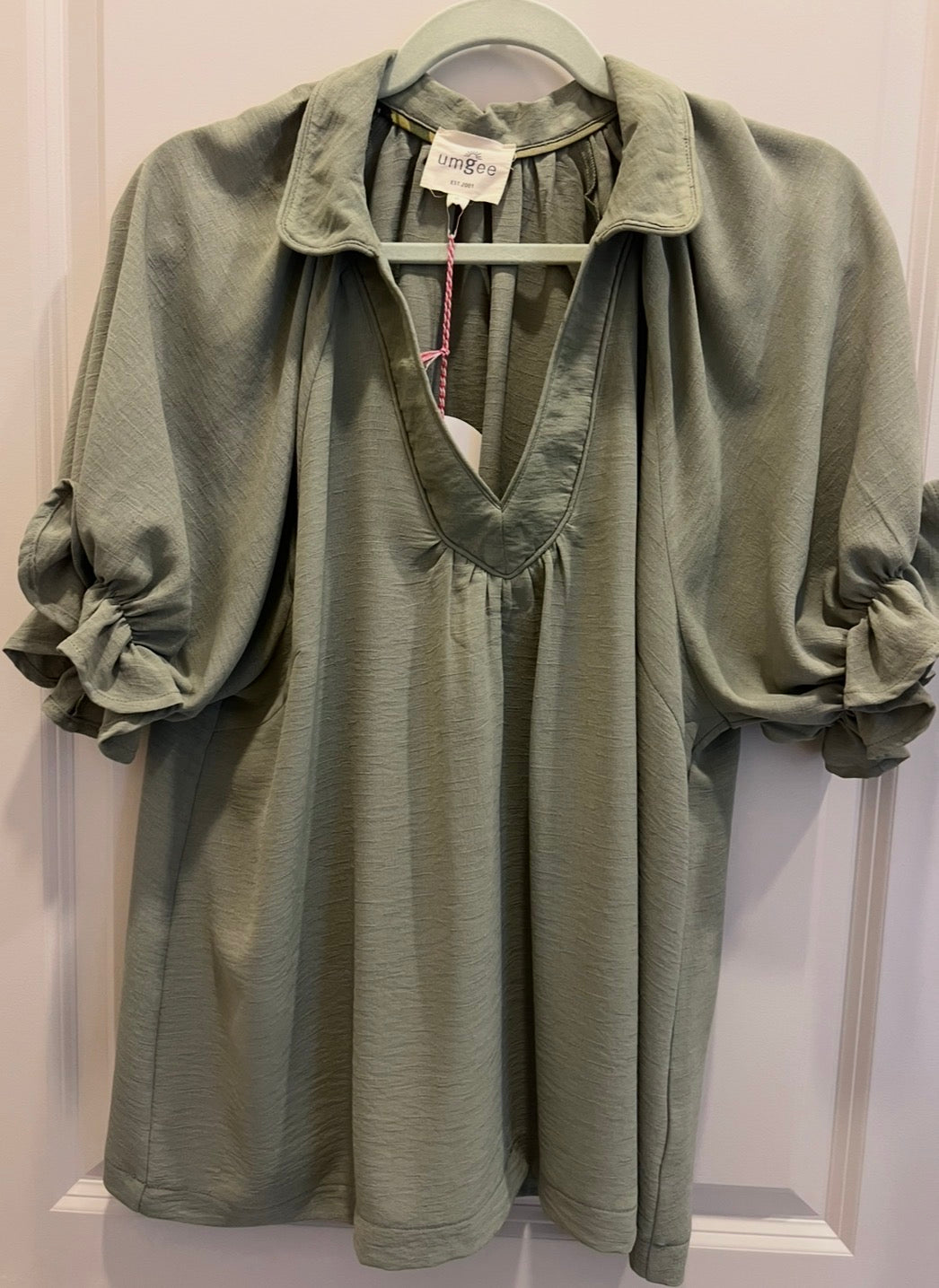 Sage blouse