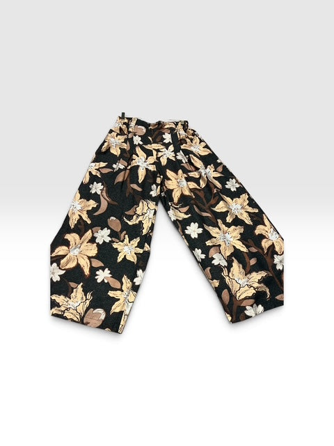 Floral Fall Mix Pants