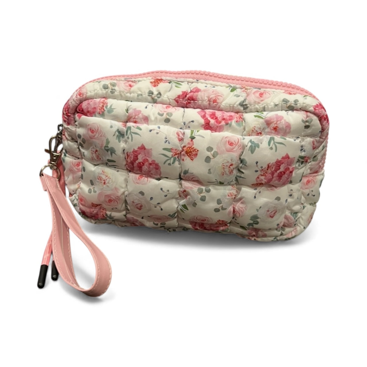 Floral mini puff Clutch Bag