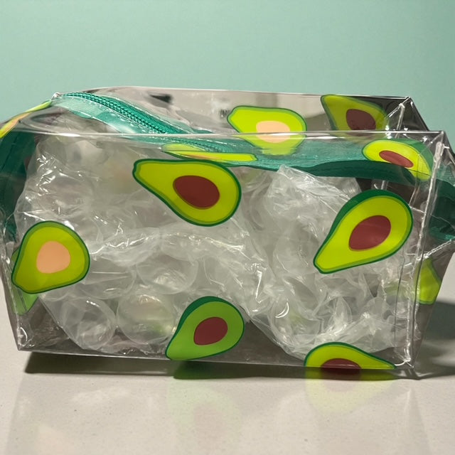 Clear cosmetic bags