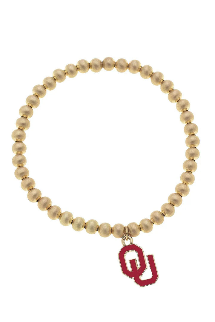 Oklahoma Ball Bead Bracelet